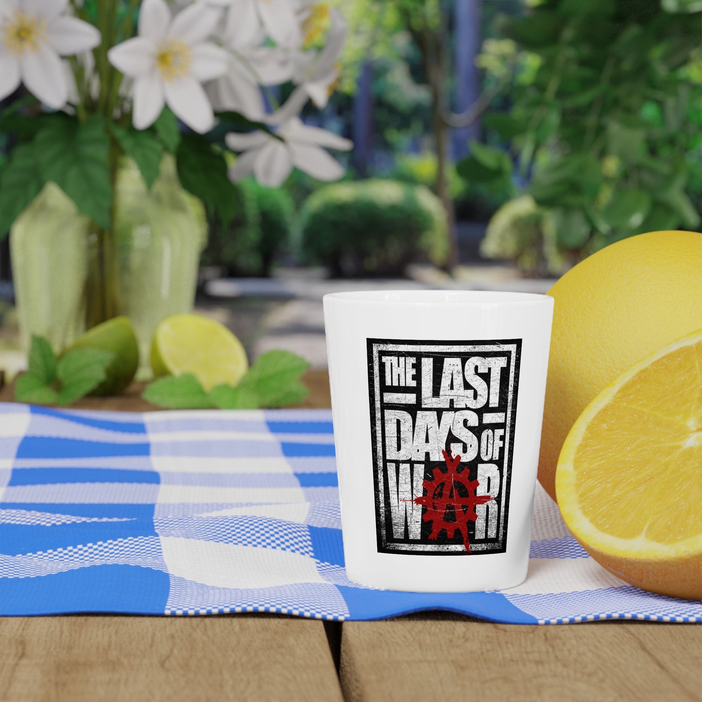 The Last Days of War "The Last of Us Logo" Shot Glass