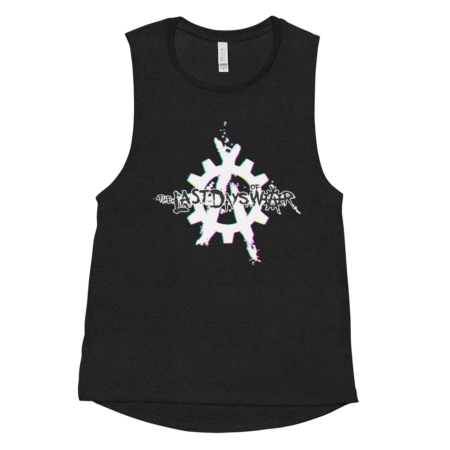 The Last Days of War Blurred Logo Women's Muscle Tank