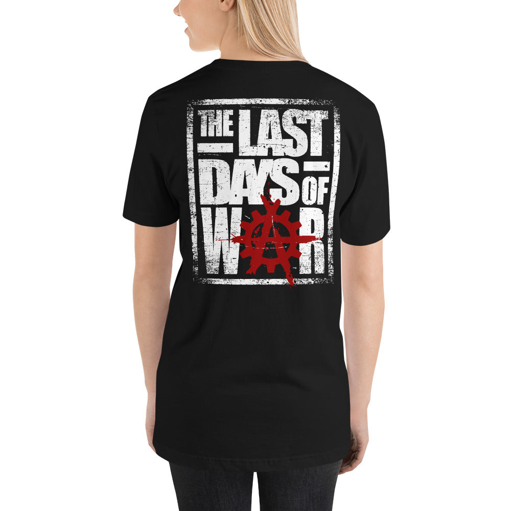 The Last Days of War Block Logo Shirt w/ red emblem