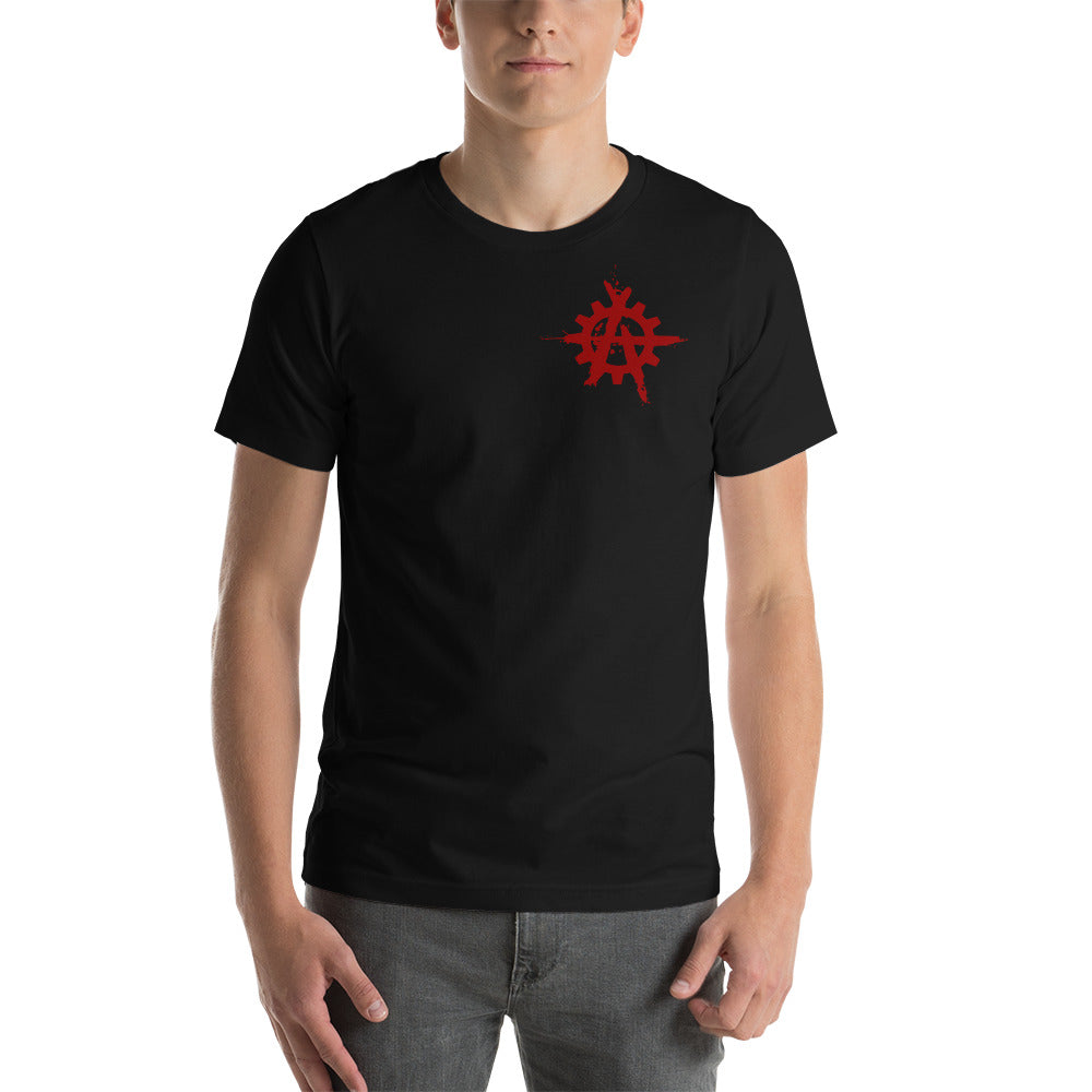 The Last Days of War Block Logo Shirt w/ red emblem
