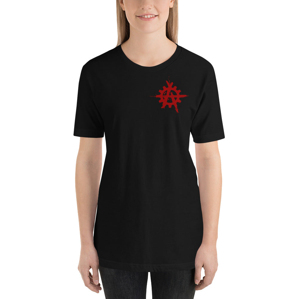 The Last Days of War Block Logo Shirt w/ red emblem